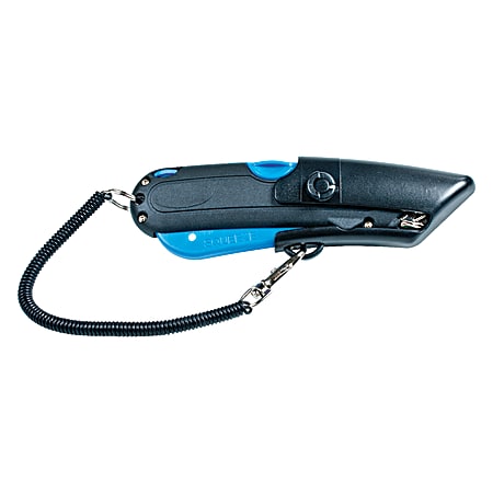 Cosco EasyCut Self Retracting Cutter With Holster Black - Office Depot